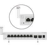 39005-HUAWEI S210-24T2J (24*10/100/1000BASE-T PORTS, 2*2.5GE SFP PORTS, BUILT-IN AC POWER, FANLESS)