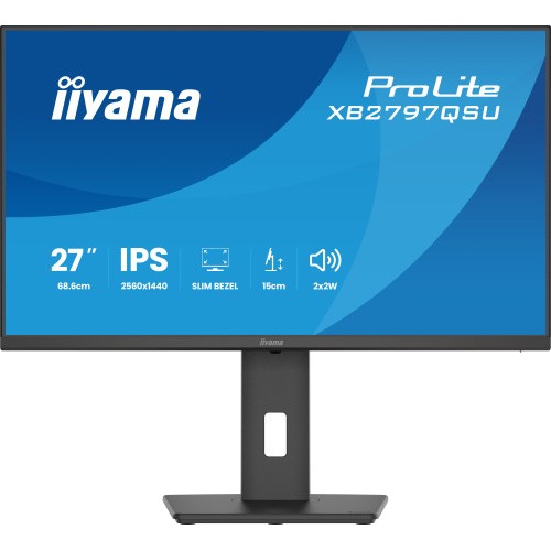 39010-MONITOR IIYAMA PANTALLA PARA PC 68,6 CM (27") 2560 X 1440 PIXELES QUAD HD LED PANEL IPS AJUSTABLE HDMI DISPLAYPORT