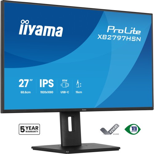 39139-MONITOR IIYAMA, 27", IPS, 4-SIDE SLIM BEZEL 1920X1080 100HZ