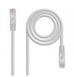 39189-Nanocable Cable de red latiguillo RJ45 LSZH Cat.6A UTP AWG24, Gris, 2.0 m