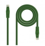39193-Nanocable Cable de red latiguillo RJ45 LSZH Cat.6A UTP AWG24, Verde, 2.0m