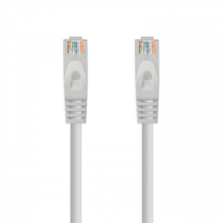 39210-Nanocable Cable de red latiguillo RJ45 LSZH Cat.6A UTP AWG24, Gris, 5.0 m