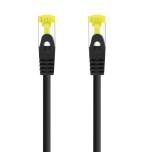 39228-Nanocable Cable de red latiguillo RJ45 LSZH Cat.6A SFTP AWG26, Negro, 1.0 m