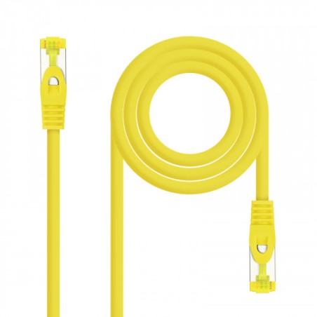 39249-Nanocable Cable de red latiguillo RJ45 LSZH Cat.6A SFTP AWG26, Amarillo, 3.0 m