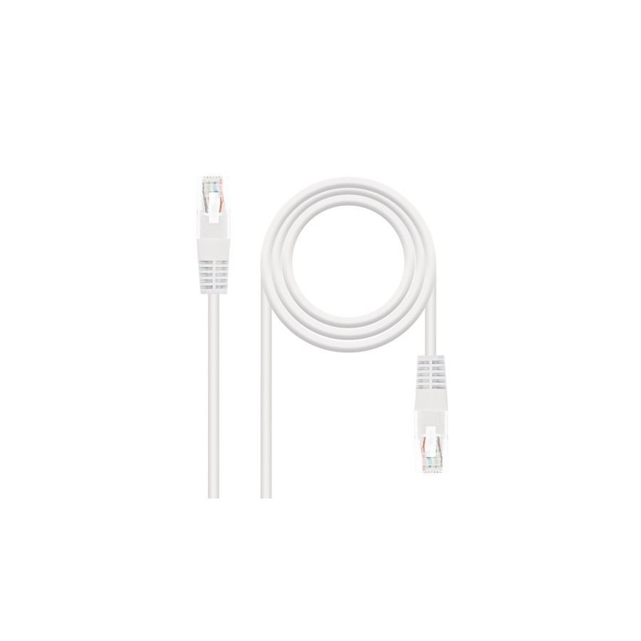 39259-Nanocable 10.20.0103-W cable de red Blanco 3 m Cat5e U/UTP (UTP)