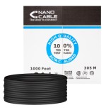 39261-Nanocable Cable Red RJ45 Cat.5e UTP Rigido AWG24 Exterior, 305 M
