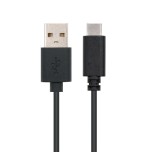 39268-Nanocable USB 2.0, 2m cable USB USB C 2 x USB A Negro