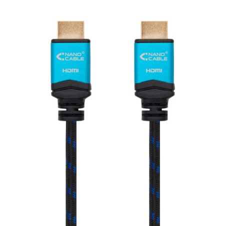 39312-Nanocable Cable HDMI V2.0 4K@60GHz 18 Gbps A/M-A/M, negro, 3.0 m