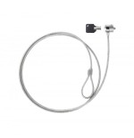 39337-TooQ TQCLKC0025 cable antirrobo Plata 1,5 m