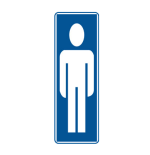 3940-SENAL "CABALLEROS" 175X65 PVC GRIS ARCHIVO 2000 6177-01 GS