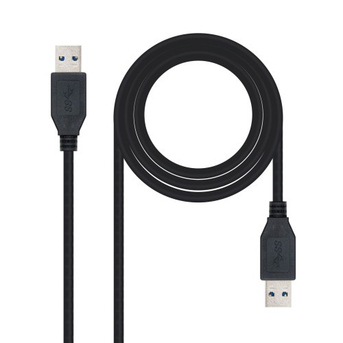 39419-Nanocable 10.01.1001-BK cable USB 1 m USB 3.2 Gen 1 (3.1 Gen 1) USB A Negro