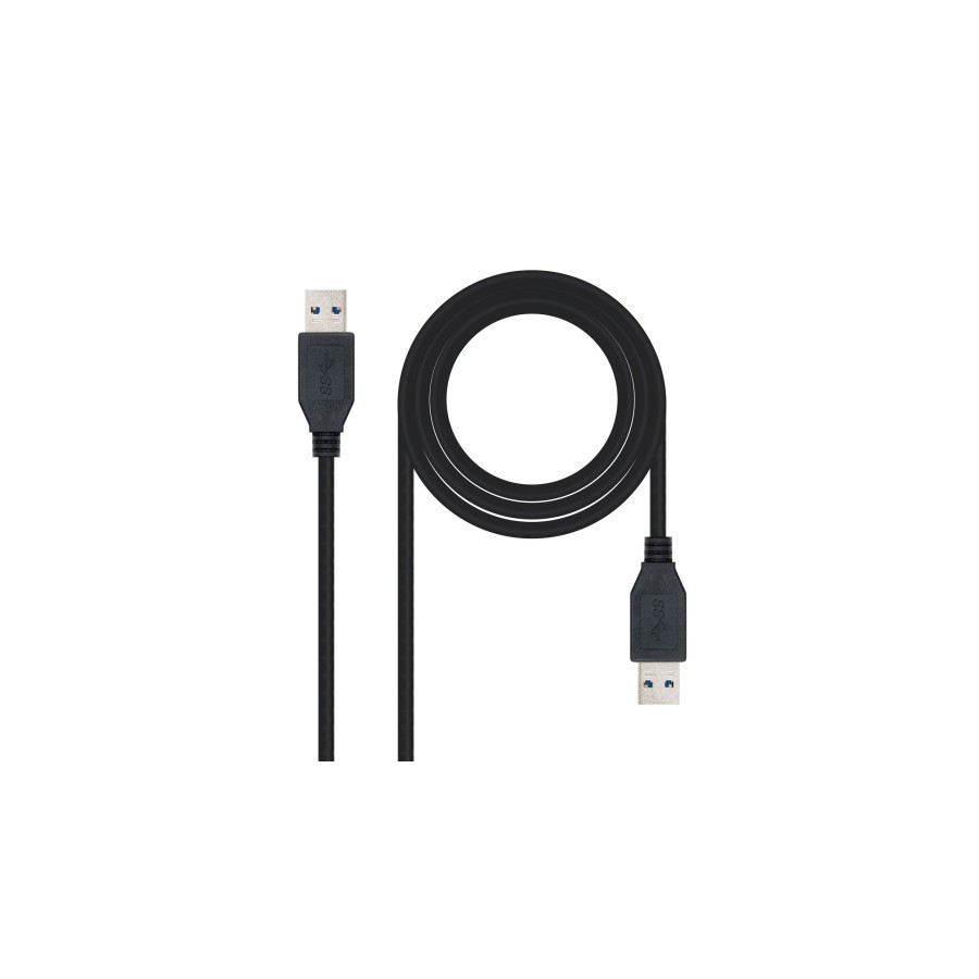 39419-Nanocable 10.01.1001-BK cable USB 1 m USB 3.2 Gen 1 (3.1 Gen 1) USB A Negro