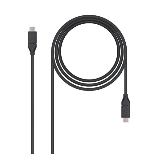 39421-Nanocable USB 3.1, 1m cable USB USB 3.2 Gen 2 (3.1 Gen 2) USB C Negro