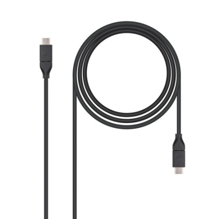 39421-Nanocable USB 3.1, 1m cable USB USB 3.2 Gen 2 (3.1 Gen 2) USB C Negro