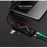 39440-Nanocable 10.16.0901 base para portatil y replicador de puertos Alambrico USB 3.2 Gen 1 (3.1 Gen 1) Type-C Negro