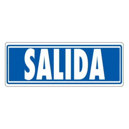 3945-SENAL "SALIDA (SIN INDICADOR)" 175X65 PVC GRIS ARCHIVO 2000 6177-07 GS