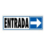 3947-SENAL "ENTRADA (DERECHA)" 175X65 PVC GRIS ARCHIVO 2000 6177-09 GS