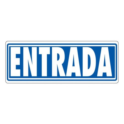 3948-SENAL "ENTRADA (SIN INDICADOR)" 175X65 PVC GRIS ARCHIVO 2000 6177-10 GS