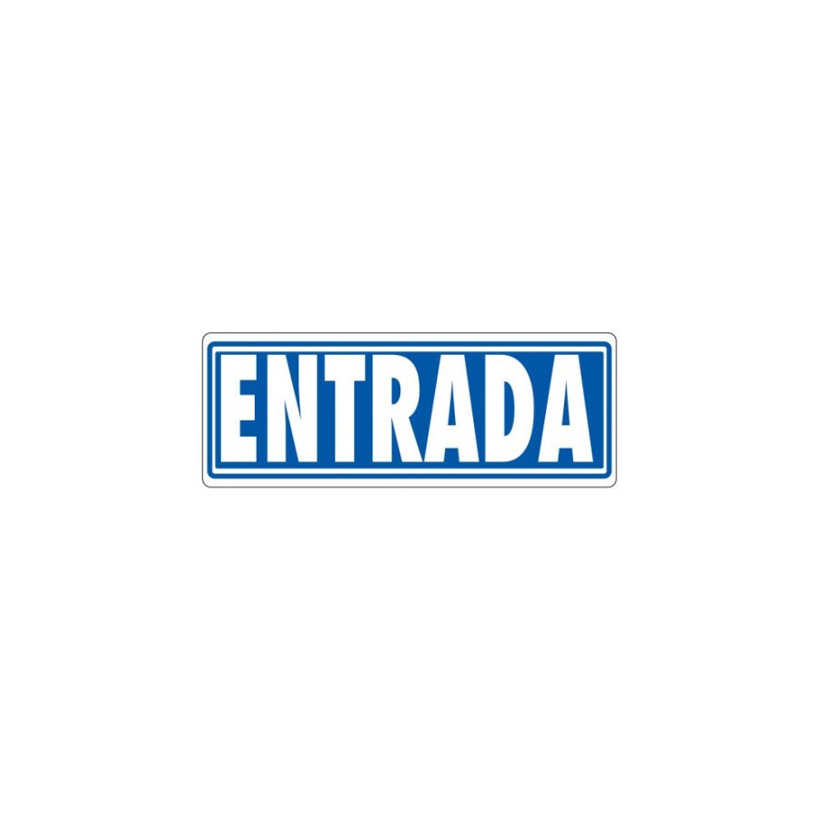3948-SENAL "ENTRADA (SIN INDICADOR)" 175X65 PVC GRIS ARCHIVO 2000 6177-10 GS