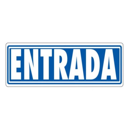 3948-SENAL "ENTRADA (SIN INDICADOR)" 175X65 PVC GRIS ARCHIVO 2000 6177-10 GS