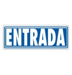 3948-SENAL "ENTRADA (SIN INDICADOR)" 175X65 PVC GRIS ARCHIVO 2000 6177-10 GS