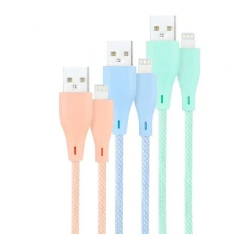 39504-NANOCABLE 3 CABLES LIGHTNING A USB 2.0, LIGHTNING/M-USB A/M,