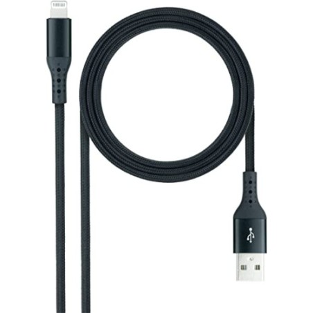 39509-NANOCABLE CABLE LIGHTNING A USB 2.0, LIGHTNING/M -USB A/M, N