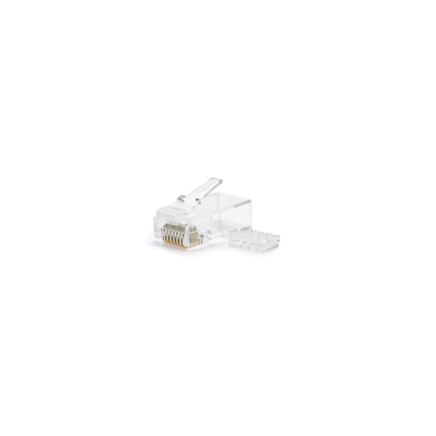 39519-Nanocable 10.21.0201-50 conector RJ-45 Transparente