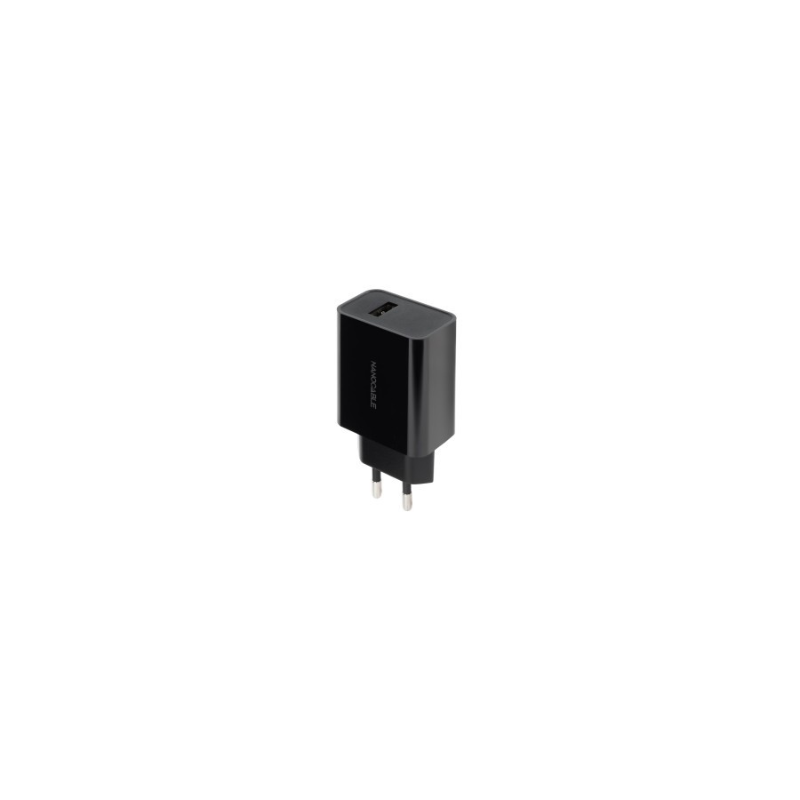 39539-Nanocable Cargador USB, 5V/2.1A, Negro