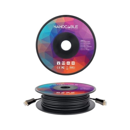 39559-NANOCABLE CABLE HDMI V2.1 AOC 8K@60HZ 4K@120HZ 48Gbps 80 M