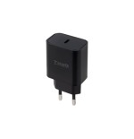 39571-TooQ Cargador de Pared USB-C PD20W, Negro
