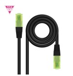 39608-NANOCABLE CABLE RED CAT.6 UTP AWG26 CCA, NEGRO, 30 CM