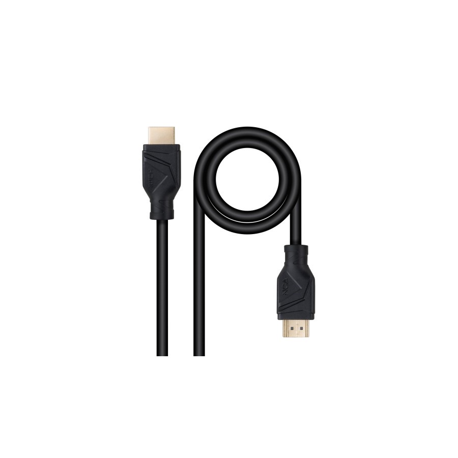 39637-Nanocable Cable HDMI V2.1 8K@60Hz 48Gbps CCS, A/M-A/M, Negro, 3 m