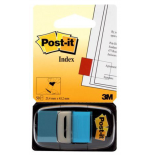 PACK 12 DISPENSADORES DE 50 UNIDADES INDEX AZUL BRILLO (25.4X43.1) POST-IT 3M68023