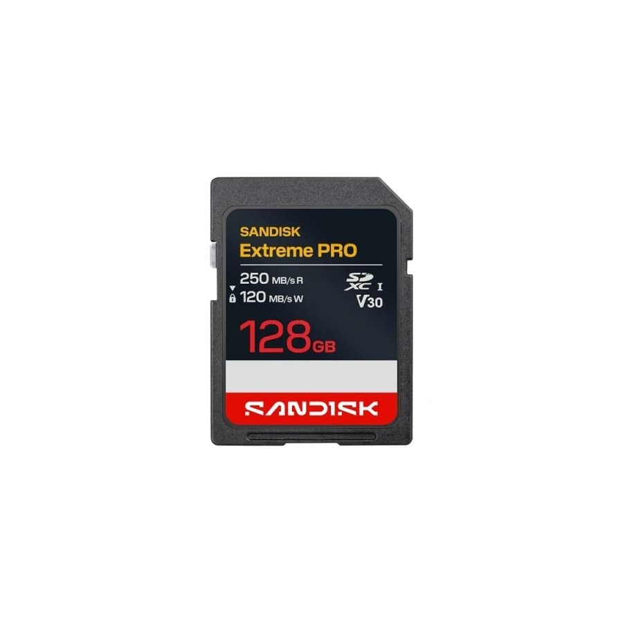 39676-SANDISK EXTREME PRO SD UHS-I 128GB SD 250MB/S(R) / 120MB/S(W)