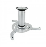 39687-TooQ SOPORTE UNIVERSAL DE TECHO GIRATORIO 360o PARA PROYECTOR PLATA