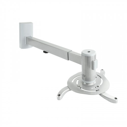 39693-TooQ SOPORTE UNIVERSAL DE PARED GIRATORIO 360o E INCLINABLE PARA PROYECTOR PLATA