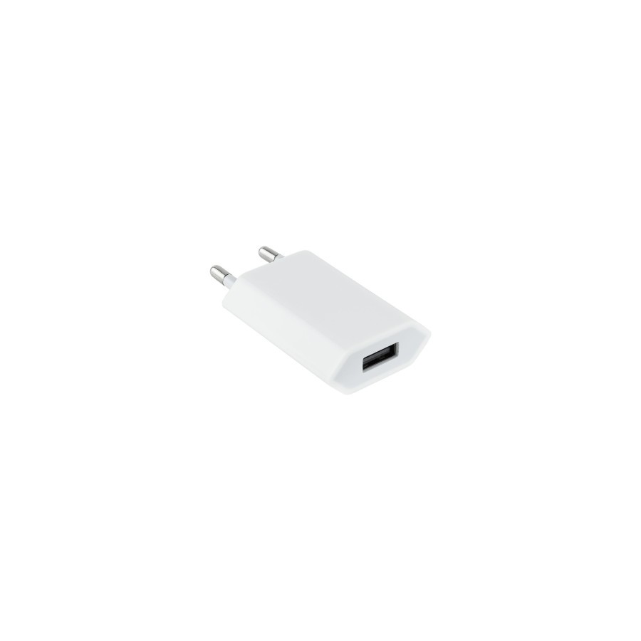 39715-NANOCABLE MINI CARGADOR USB PARA IPOD IPHONE 5V-1A