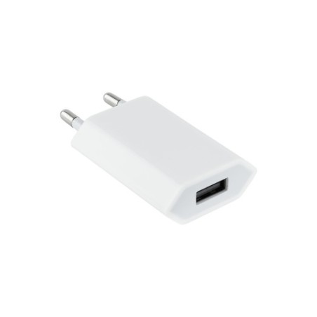 39715-NANOCABLE MINI CARGADOR USB PARA IPOD IPHONE 5V-1A