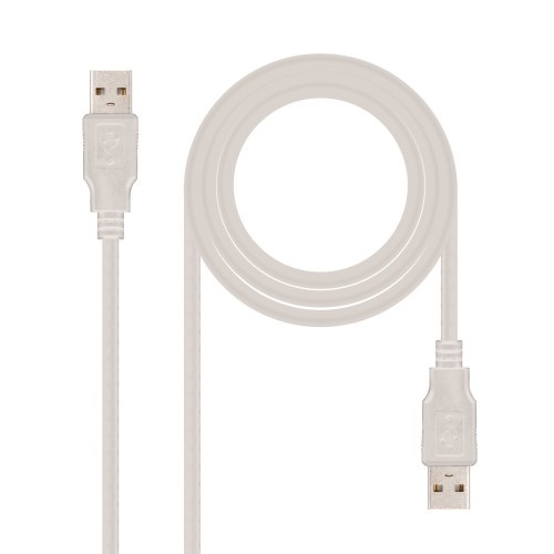 39728-Nanocable CABLE USB 2.0, TIPO A/M-A/M, 1.0 M
