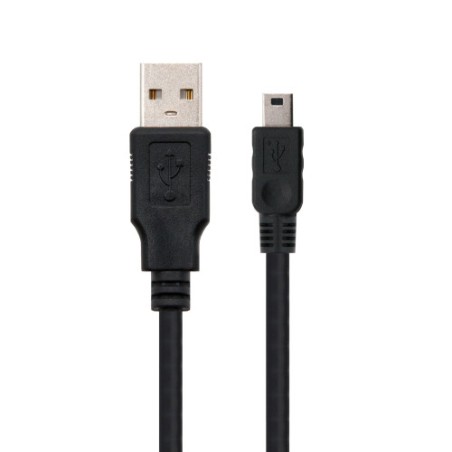 39733-Nanocable CABLE USB 2.0, TIPO A/M-MINI USB 5PIN/M, 1.8 M