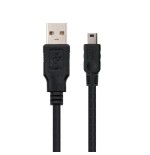 39761-Nanocable CABLE USB 2.0, TIPO A/M-MINI USB 5PIN/M, 0.5 M