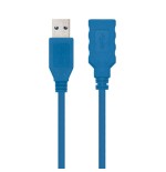 39773-Nanocable CABLE USB 3.0, TIPO A/M-A/H, AZUL, 2.0 M
