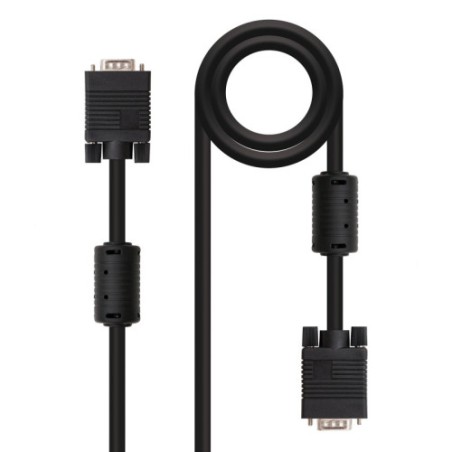 39790-NANOCABLE CABLE SVGA CON FERRITA, HDB15/M-HDB15/M, 1.0 M (10.15.0101)