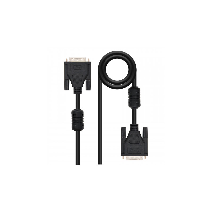 39797-Nanocable 10.15.0602 cable DVI 1,8 m Negro