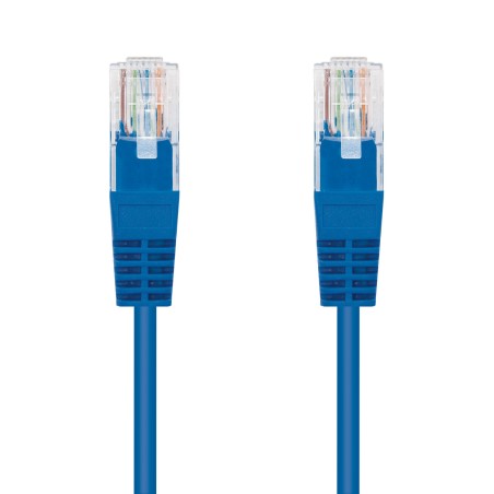 39866-NANOCABLE CABLE RED LATIGUILLO RJ45 CAT.5E UTP AWG24, AZUL, 10 M (10.20.0110-BL)