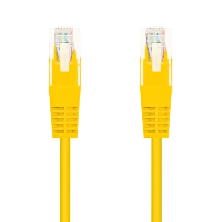 39881-NANOCABLE CABLE RED LATIGUILLO RJ45 CAT.5E UTP AWG24, AMARILLO, 1.0 M (10.20.0101-Y)