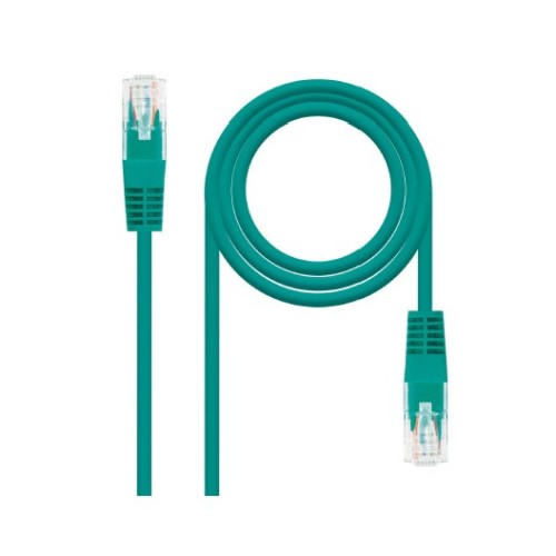 39914-NANOCABLE CABLE RED LATIGUILLO RJ45 CAT.6 UTP AWG24, VERDE, 2.0 M (10.20.0402-GR)