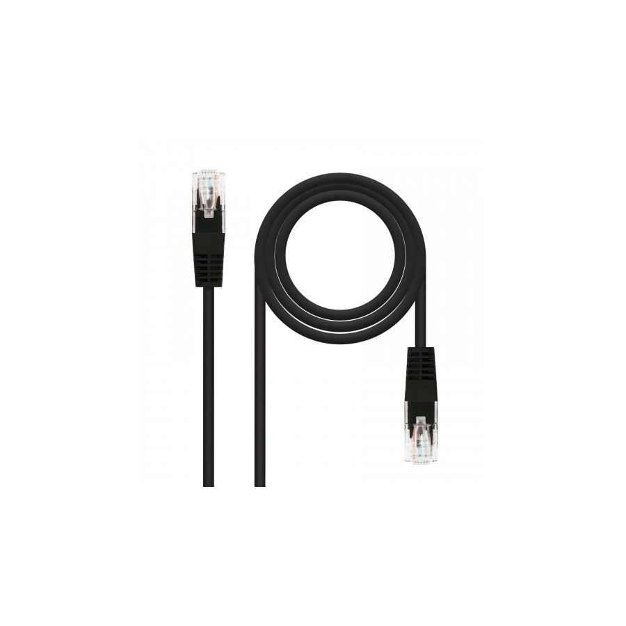 39929-Nanocable 10.20.0401-BK cable de red 1 m Cat6e U/UTP (UTP) Negro