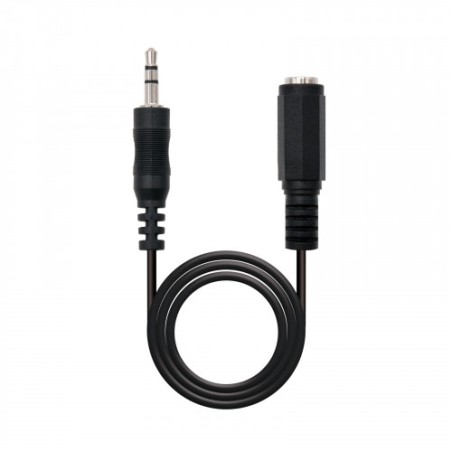 39972-Nanocable 10.24.0201 cable de audio 1,5 m 3,5mm Negro